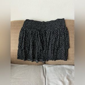 Black and White Polka Dot Skirt